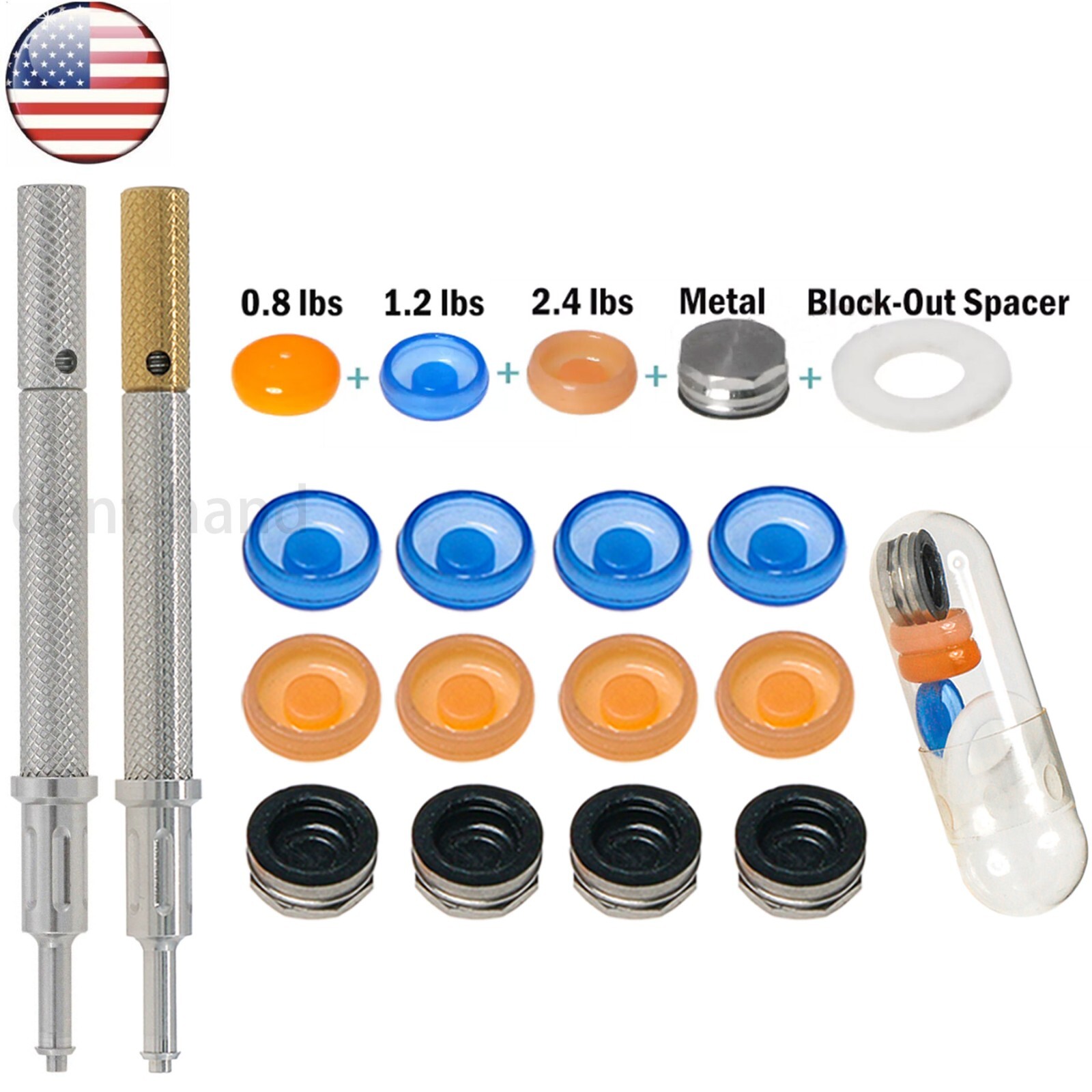 US Dental Universal Implant Retention Caps Insertion Extraction Remove Core Tool