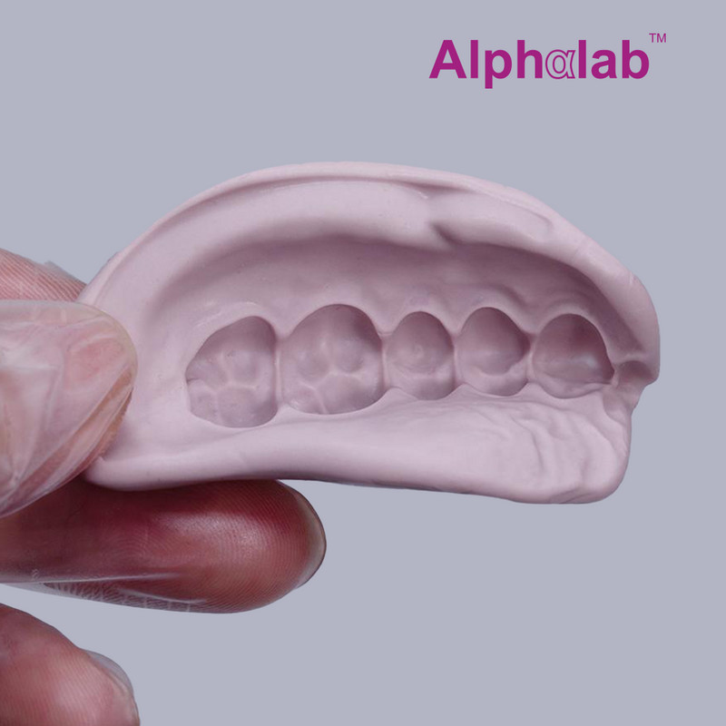 Dental Lab Automix Flexible C-Silicone-Based for Gingival Mask Duplication Model