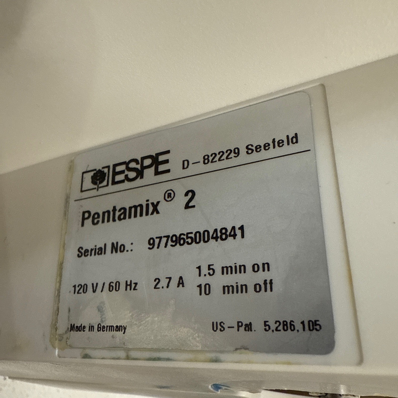 ESPE Pentamix 2 Auto Mixer – Good Working Condition