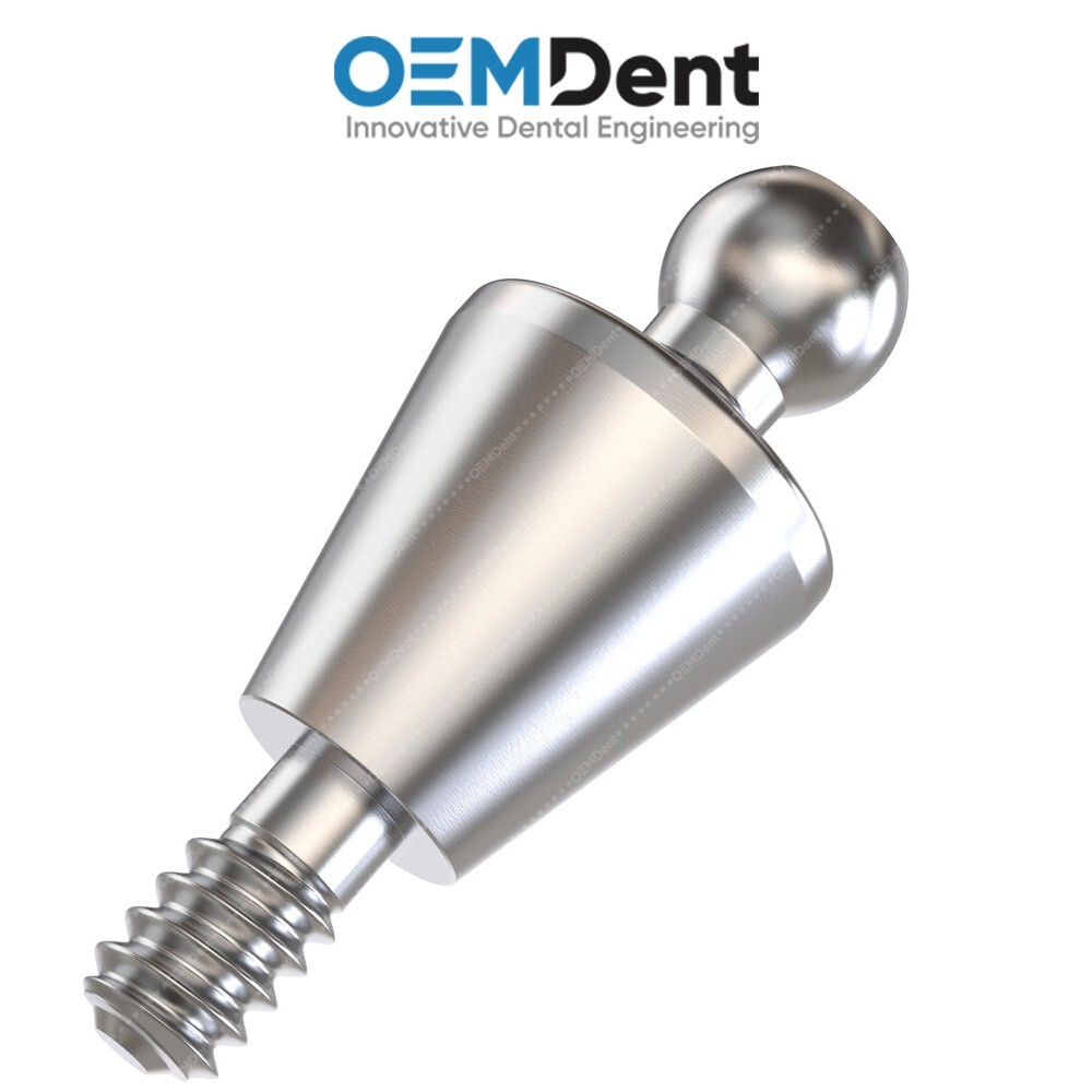 Straight Ball Attachment Standard NP Set Nobel Active® Compatible Conical Dental