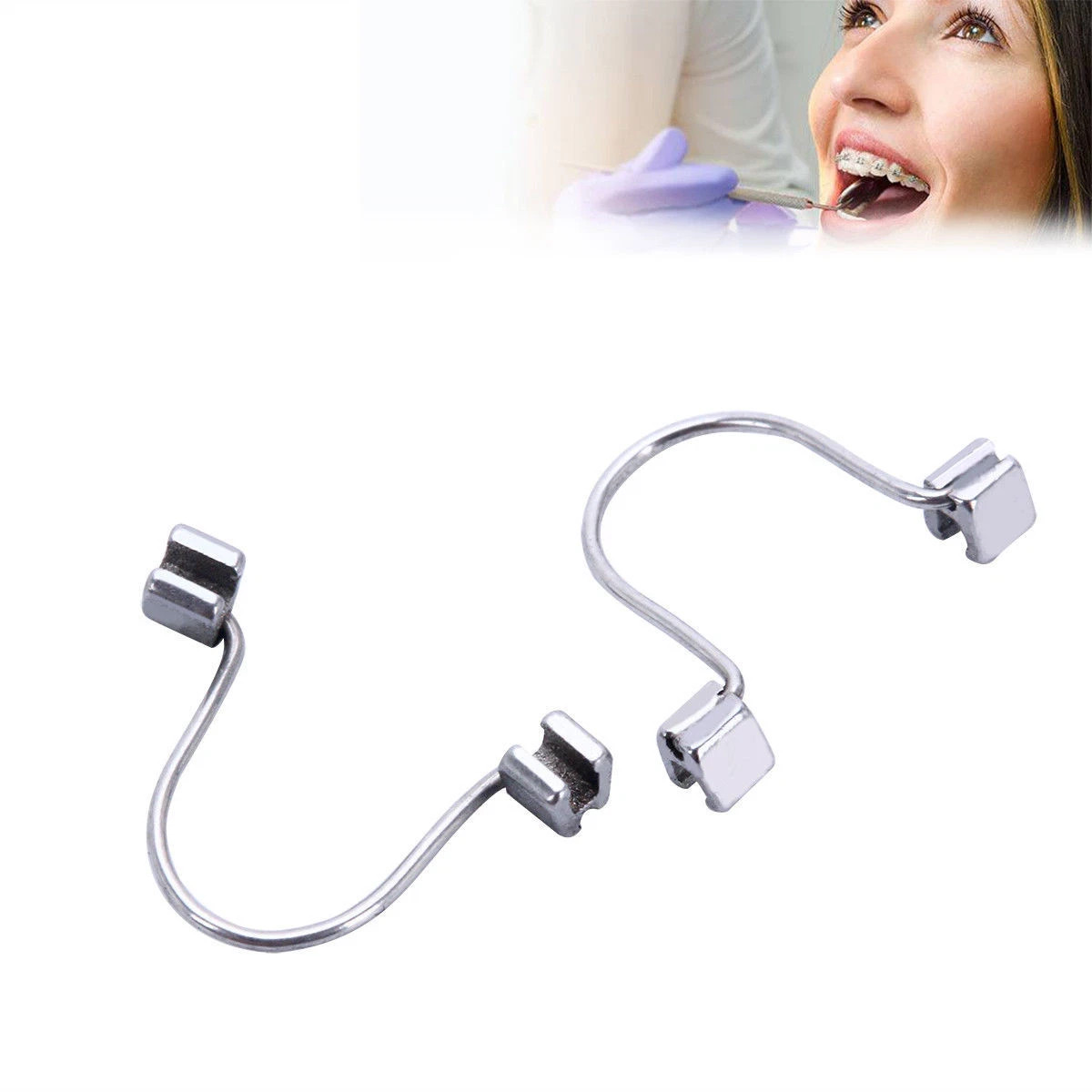 15 Sizes Ortho Dental Rectangular Anterior Teeth Torque Wire Springs 10Pcs/Pack