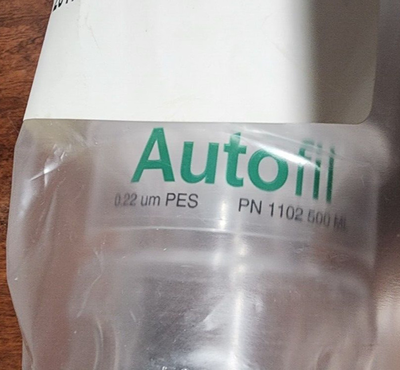 Autofil PES Bottle TOP Filtration Device Sterile, 500 mL 0.45 um Sealed