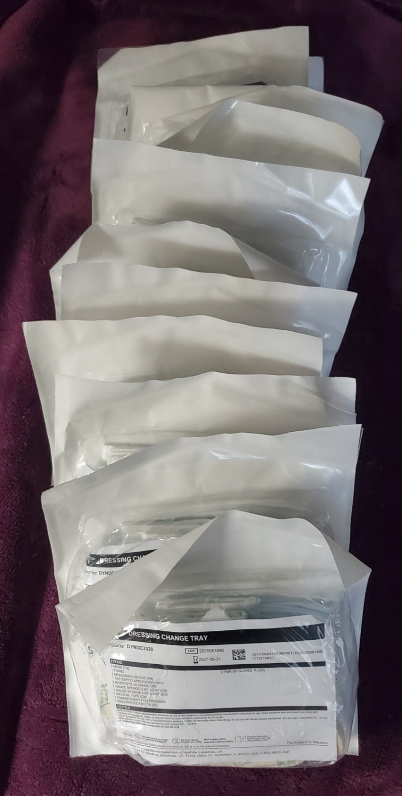 MEDLINE PORT DRESSING CHANGE KIT- QTY 11 Kits