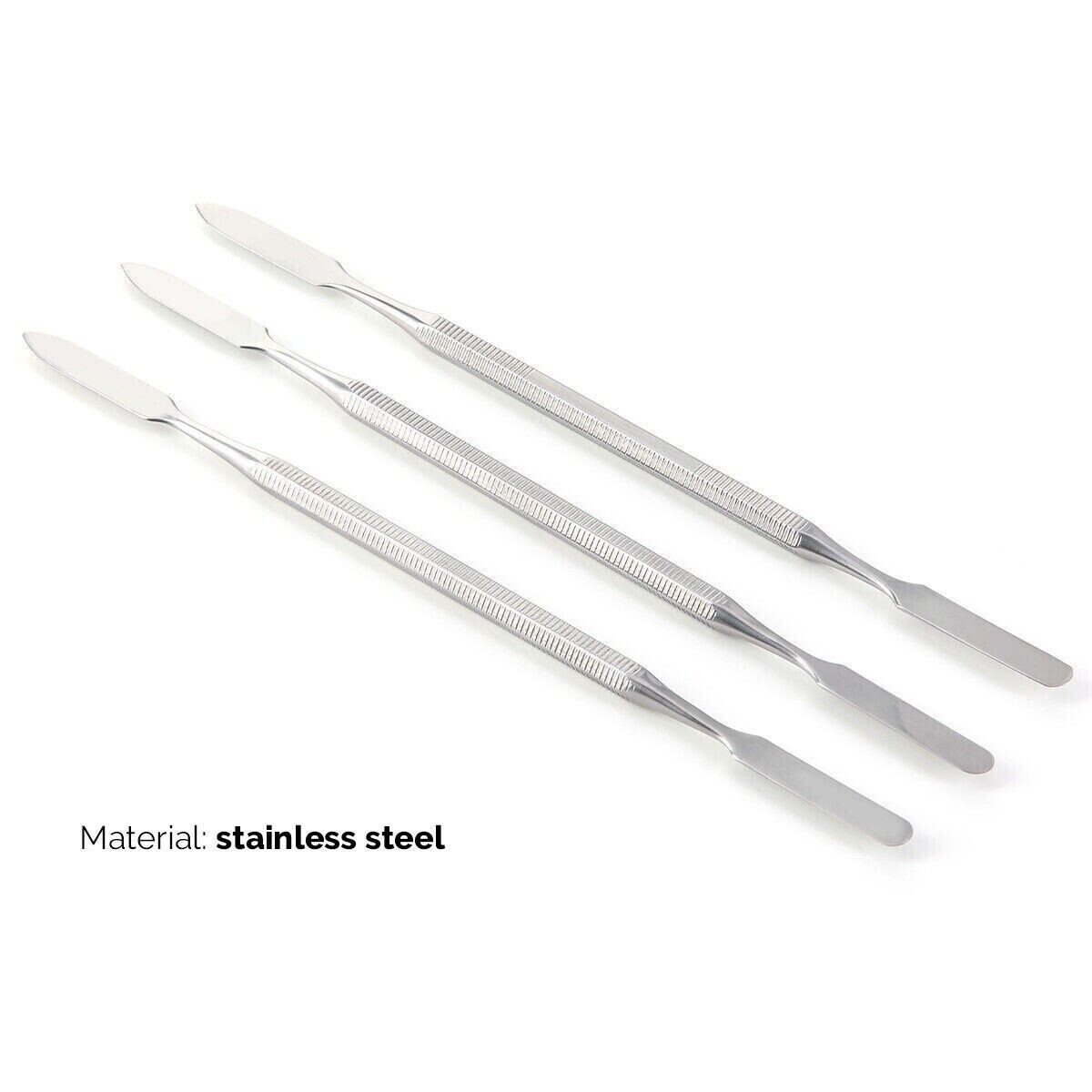 1 Pcs Dental Mixing Stainless Steel Cement Spatulas Wax Scraper Material Double