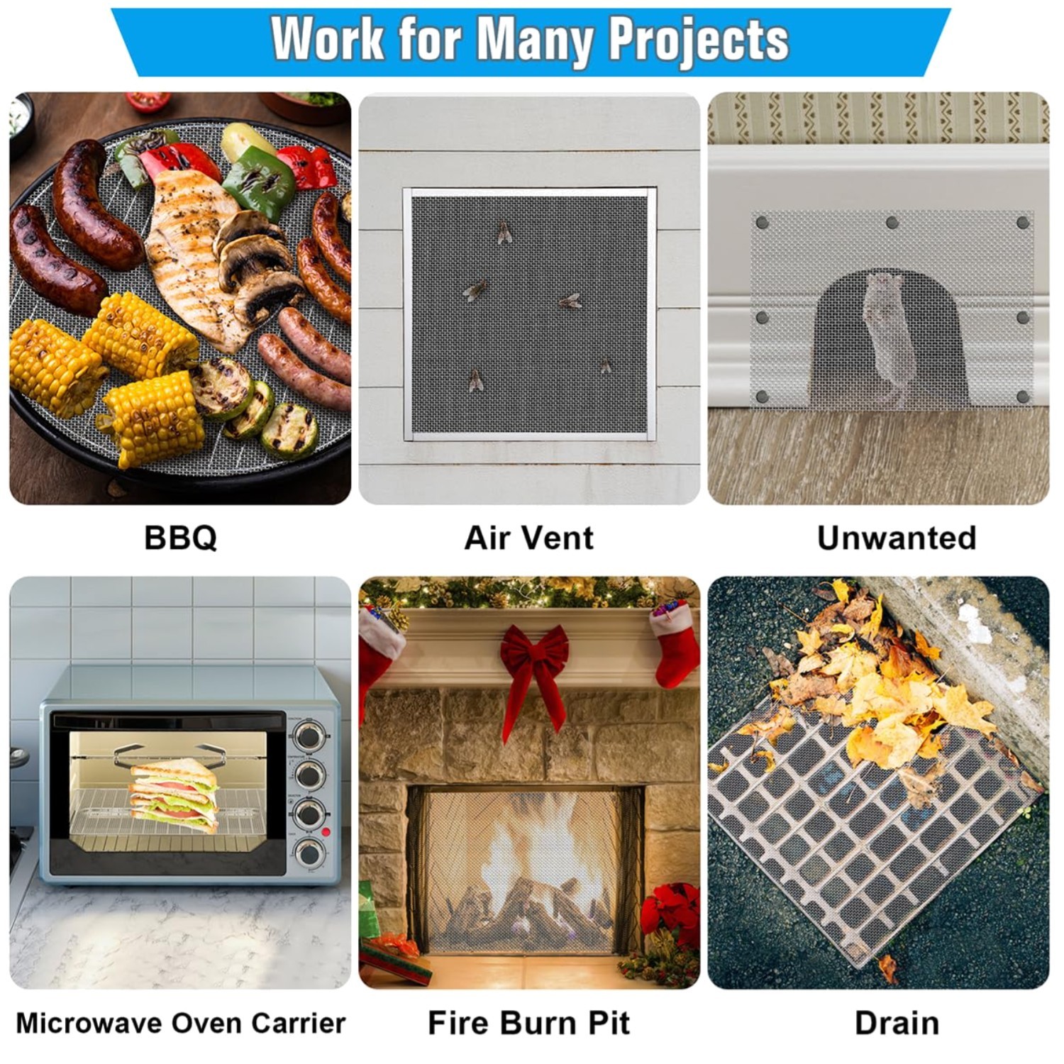 Stainless Steel Mesh Screen 16×144 – 20 Mesh, Rust-Resistant