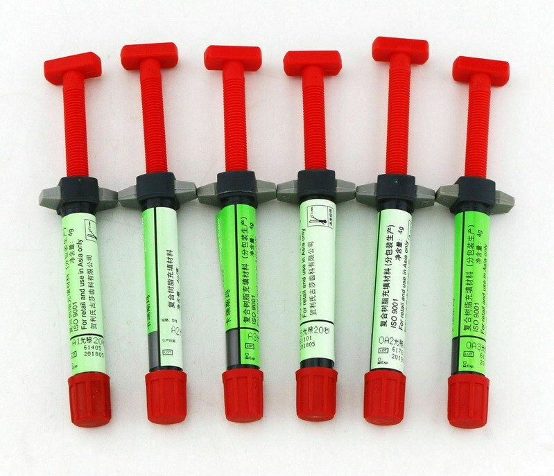 Dental Light Cure Flowable Resin A1 A2 A3 Composite Resin A1 A2 A3 A3.5 B1 B2 SL