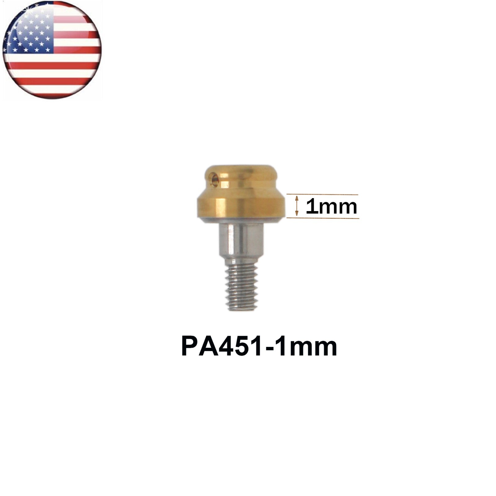 US Dental Overdenture Abutment for ZIMMER Screw-Vent 3.5/4.5mm Platform BEGO MIS