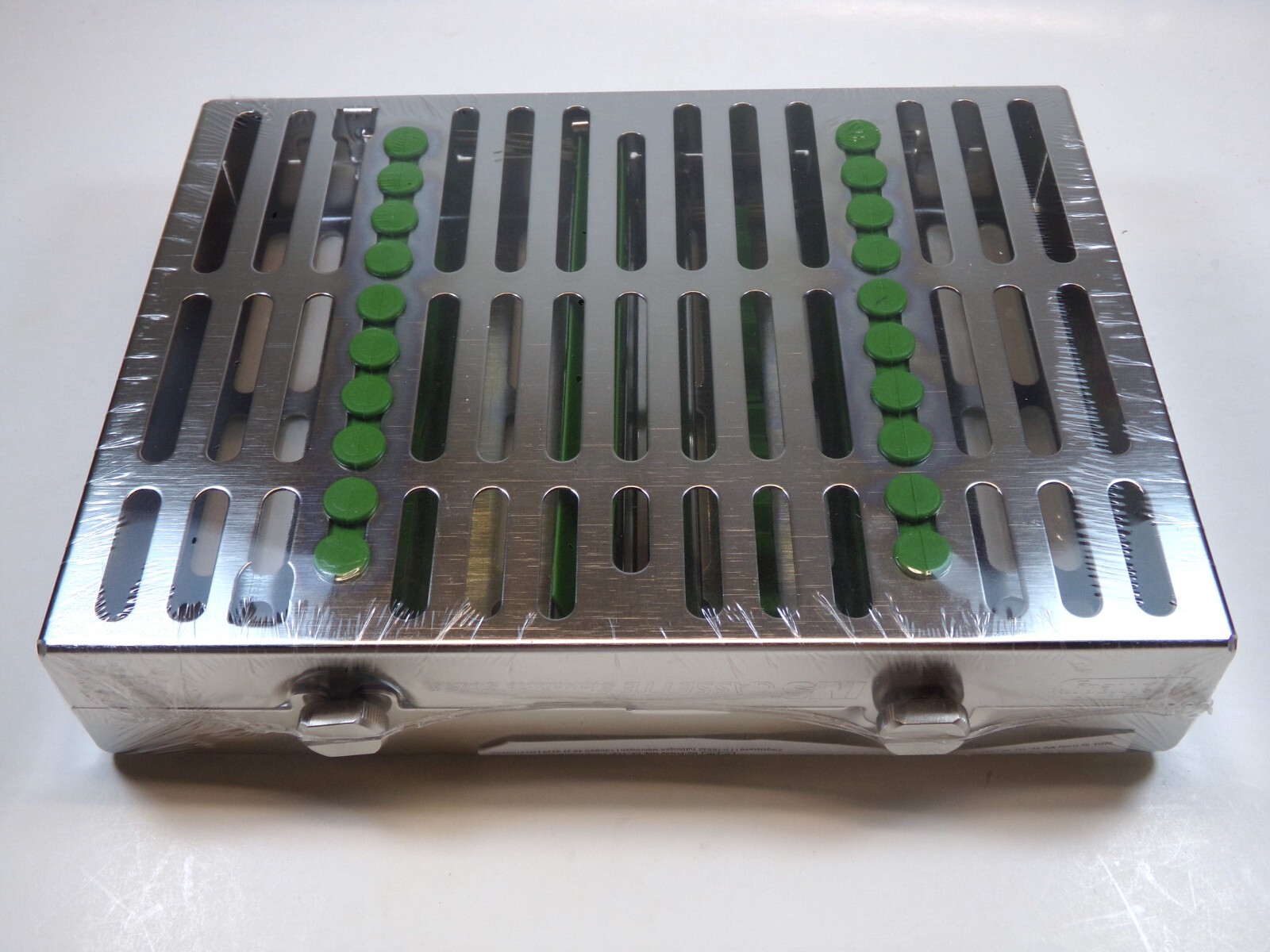 HU FRIEDY Large Double Decker Ortho Green Cassette 6″ x 8″ x 1.5″ | IM5209-OR