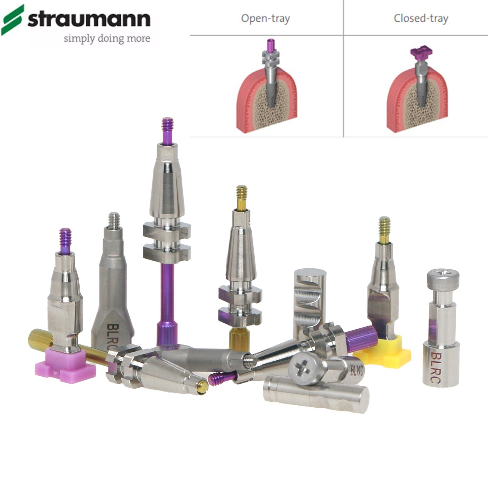 Hiossen/Nobel/Straumann Dental Implant Posts Healing & Locator Abutments Caps