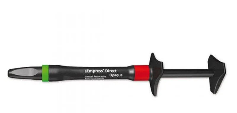 Ivoclar Ips Empress Direct Opaque Syringe Light-curing opaque material hardens