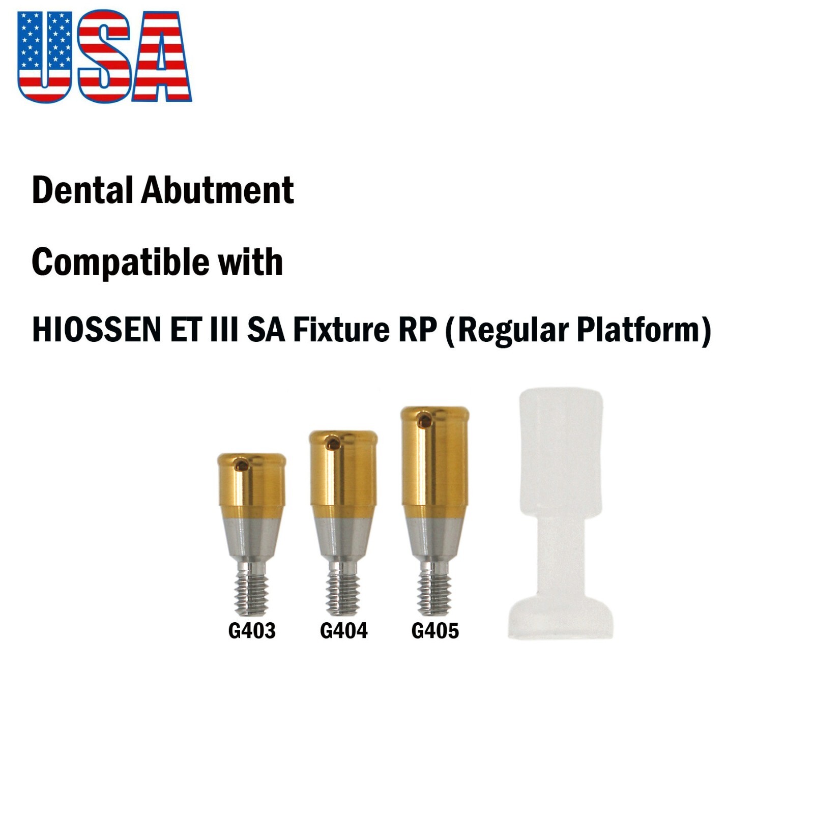 US Dental Locator Abutment Attachment Mini/R for HIOSSEN ET II/III SA Fixture