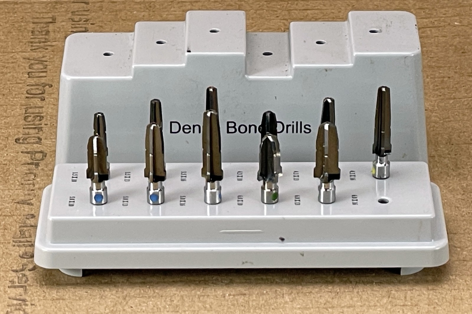 Nobel Biocare Dense Bone Drills Kit, Excellent but Missing 1 Drill