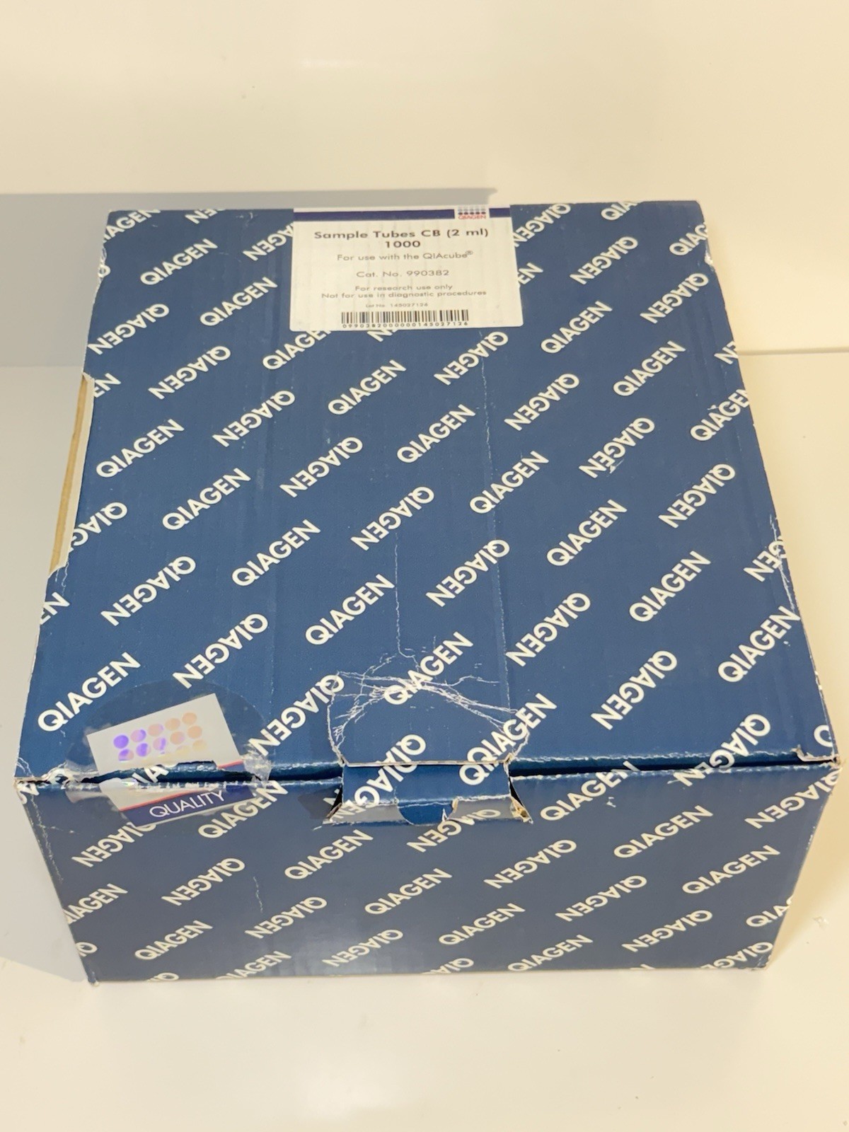 Qiagen Sample Tubes CB (2 ml) Qty 1000, Cat no: 990382