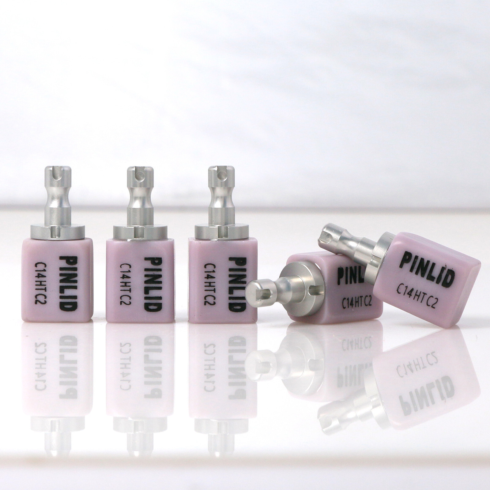 5Pcs C14 Dental Glass Ceramic Blocks CAD CAM Block HT LT Fits Sirona Roland MCXL