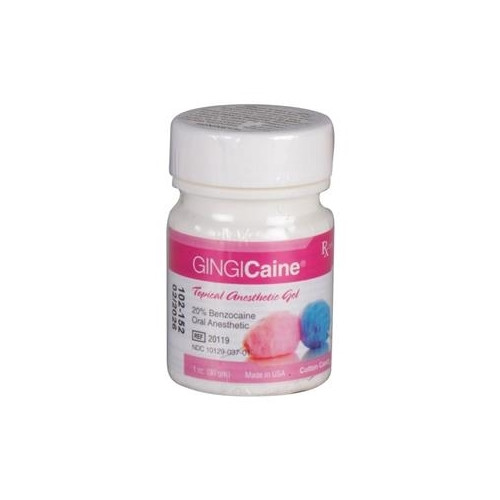 Gingi-Pak 20119 Gingicaine Topical Oral Gel Cotton Candy 1 Oz