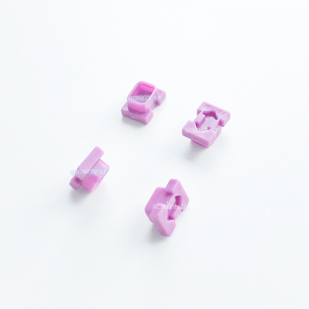 20Pcs Dental ITI Snap Caps Closed Tray RC Impression Coping Fit Straumann Purple