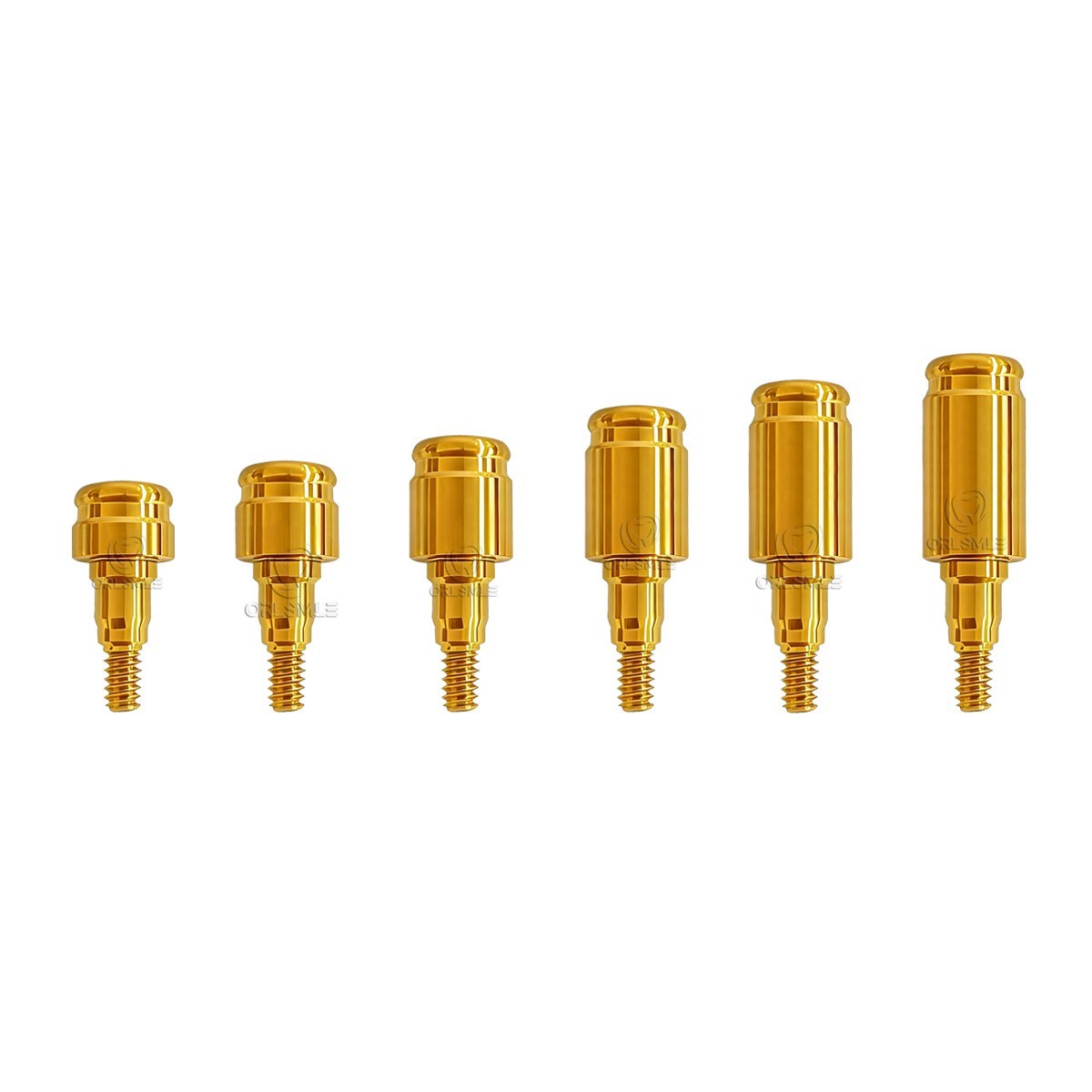 Locator abutment set full Set Male cap kits fit to 3i (Certain)-4.0 GH1-6mm