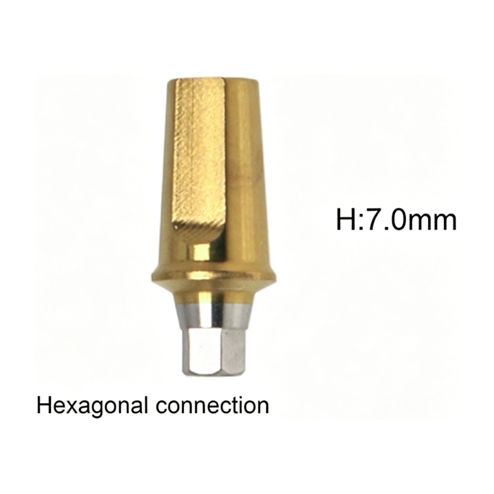 US Hex Mini/Regular Straight Transfer Abutment Compatible with Osstem Hiossen