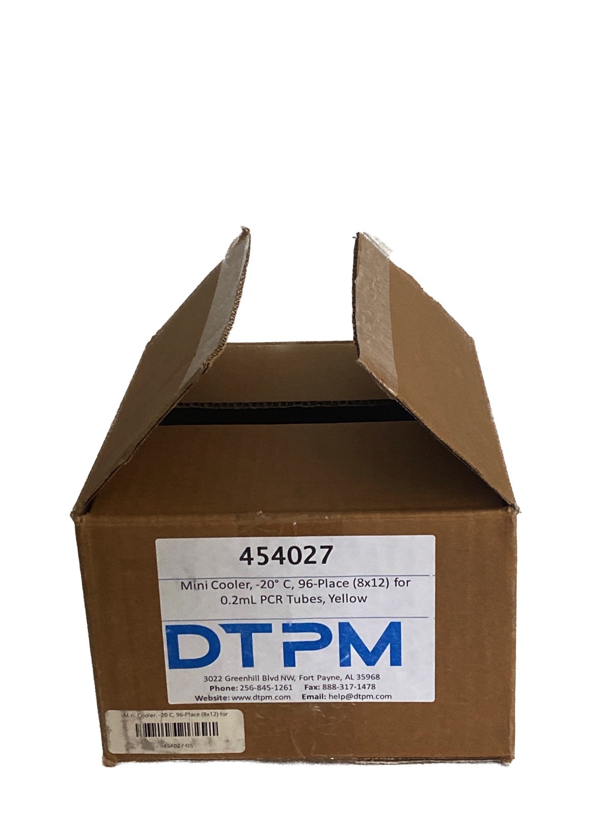GLOBE SCIENTIFIC Mini Cooler -20°C 96-Place 8×12 0.2mL PCR Tube Yellow 454027