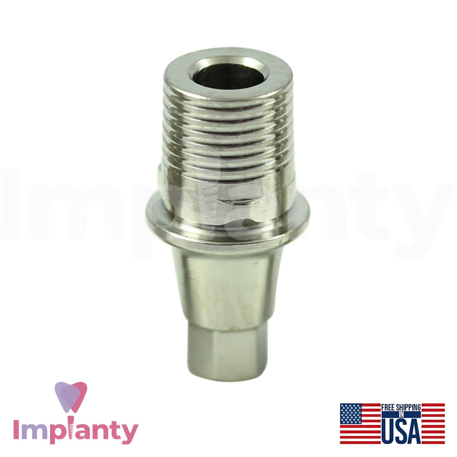 10x Neodent GM Compatible Titanium Base Ø4.5mm Prosthetic Grand Morse Connection