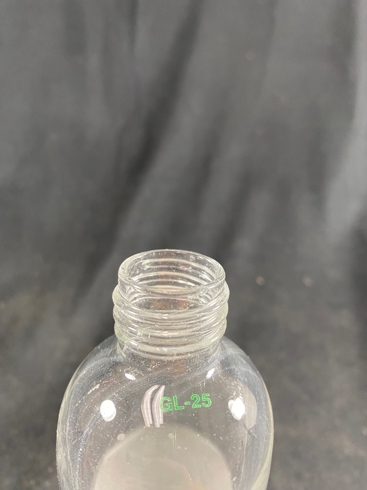 CHEMGLASS Glass 100mL GL-25 M Frit Luer Solid Phase Peptide Synthesis Vessel