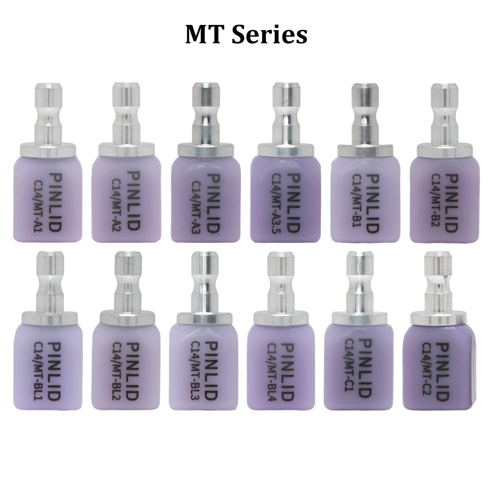 Dental MT Lithium disilicate glass-ceramics Blocks Emax CAD Milling CEREC Inlab