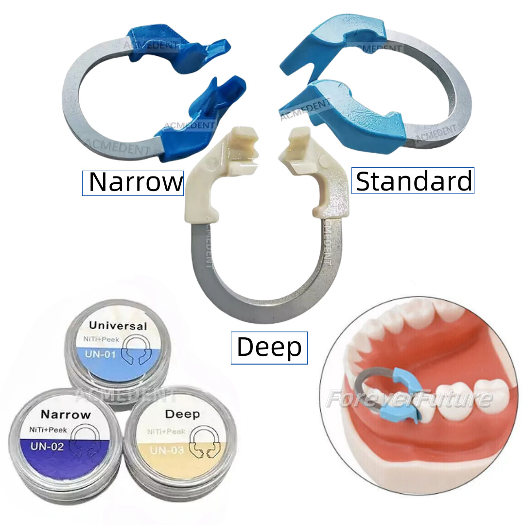 Dental Matrix Bands Ring Sectional Matrice Titanium Alloy Clamp Fit Palodent V3