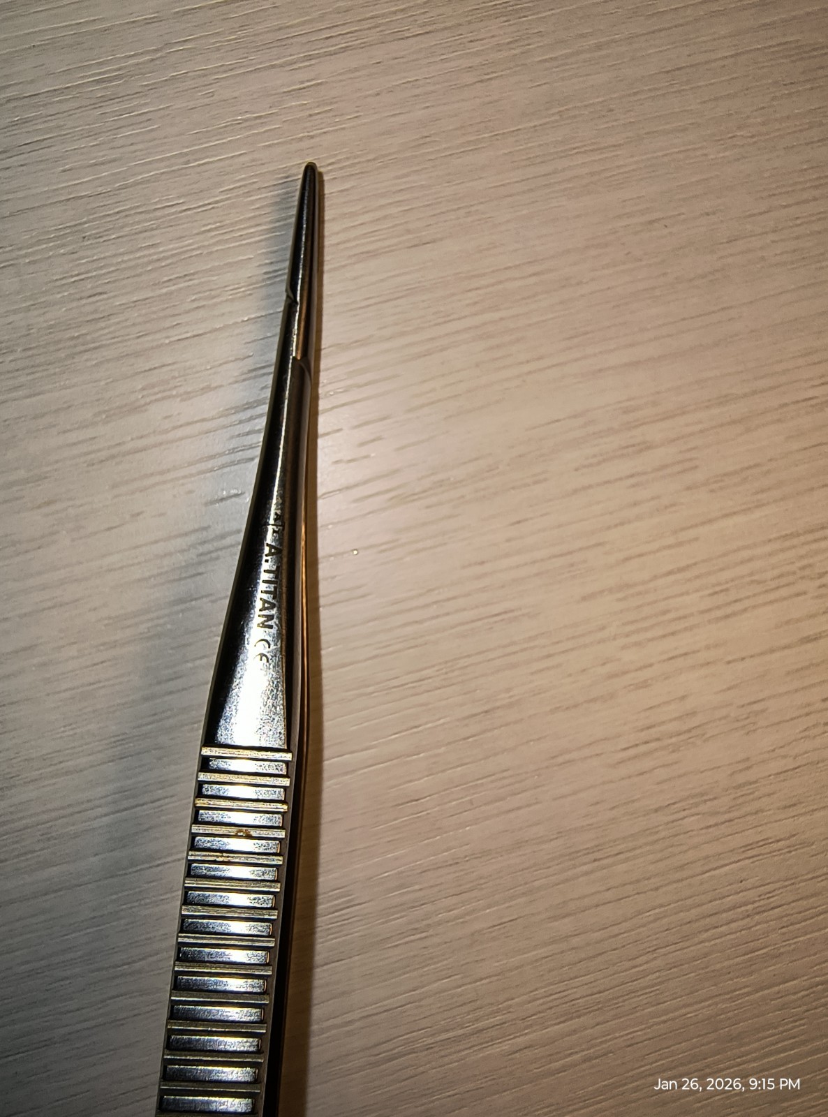 A-TITAN 188TC CASTROVIEJO FLAT HANDLE NEEDLE HOLDER, DENTAL TOOL