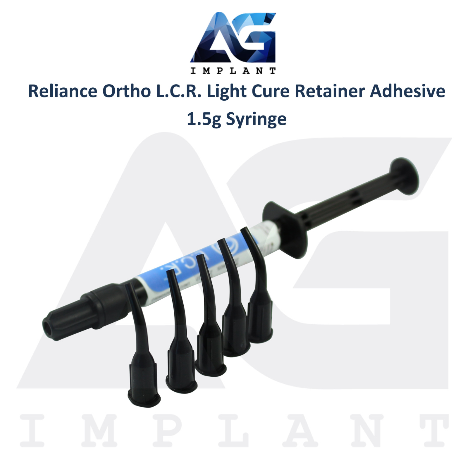 Dental Ortho Light Cure Retainer Adhesive 1.5g Glassy Finish Wear Resistant