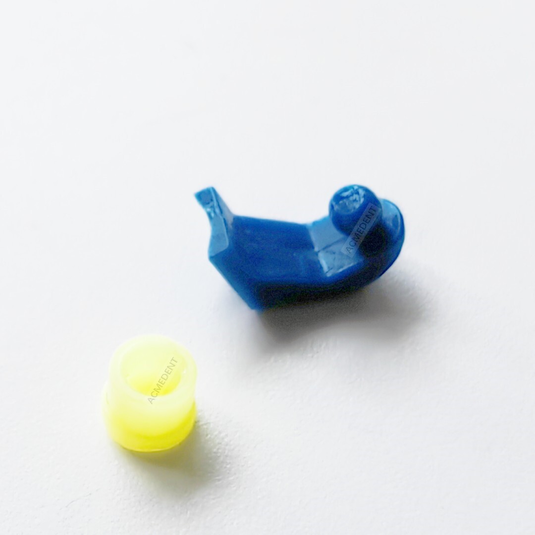 Dental Overdenture Castable Ball Attachment Unilateral Pre-Sectioned Beveled Cap
