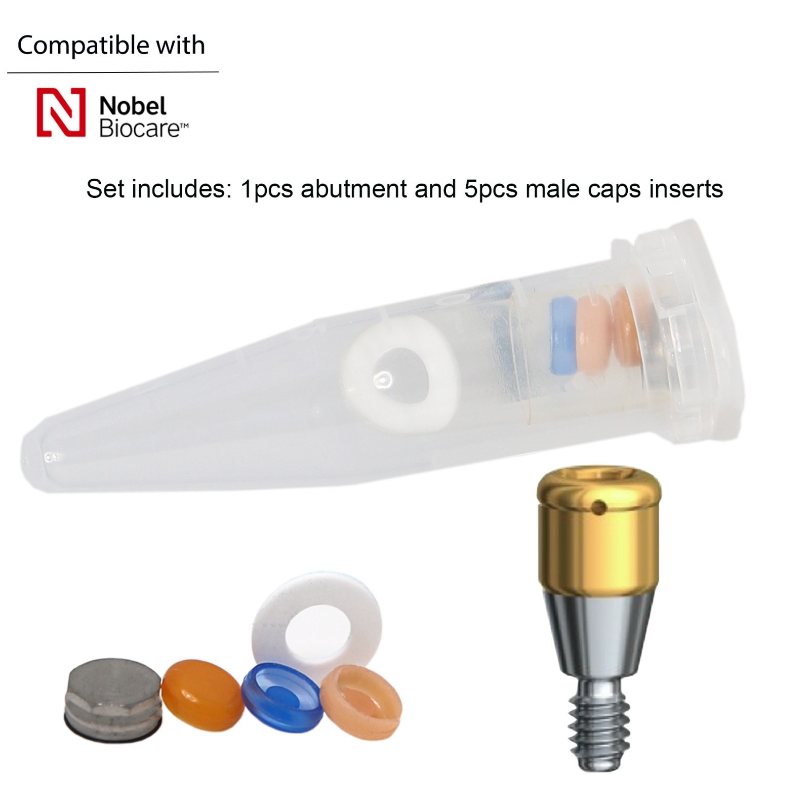 US Locator Attachment Abutment Narrow/Regular Platform fits Nobel Active Conical