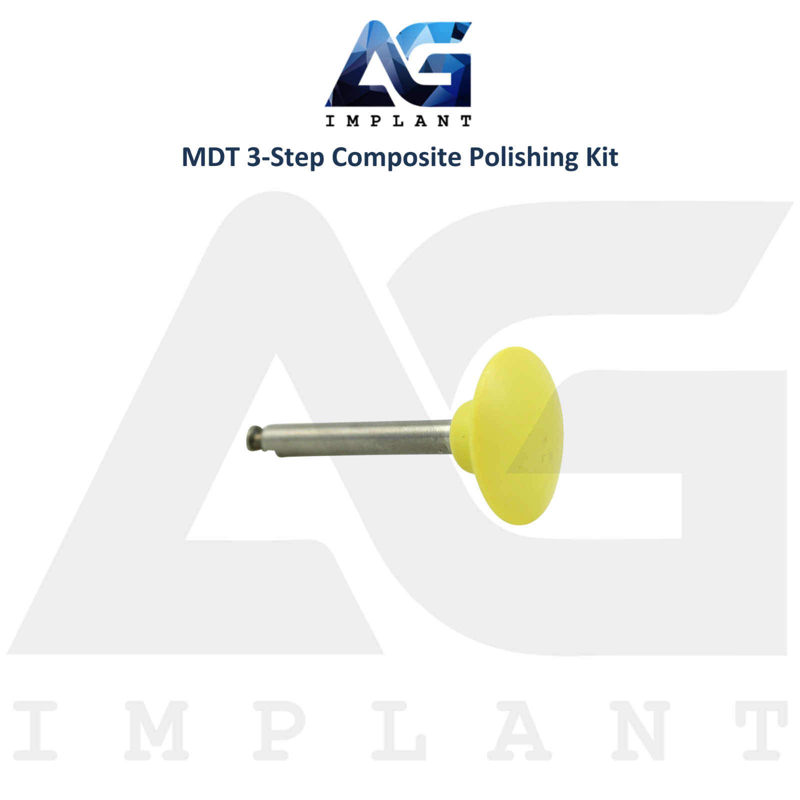 MDT 3-Step Composite Polishing Kit Silicone High-Gloss Finish Dental Restoration