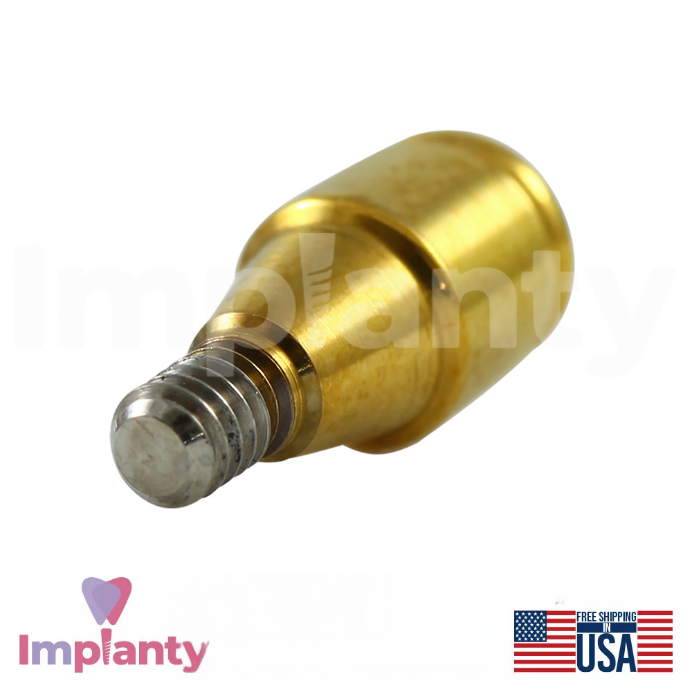 10x Dental Straight Lock Attachment Standard Silicone Set Conical Hex RP 2.65mm