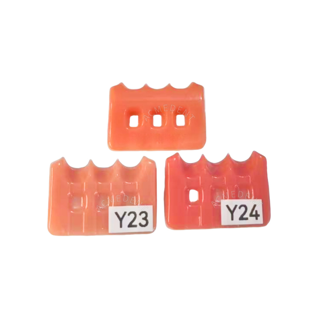 Gum Shade Gingiva Color Plate Indicator Tri-Color Gummy Pink Composite Resin