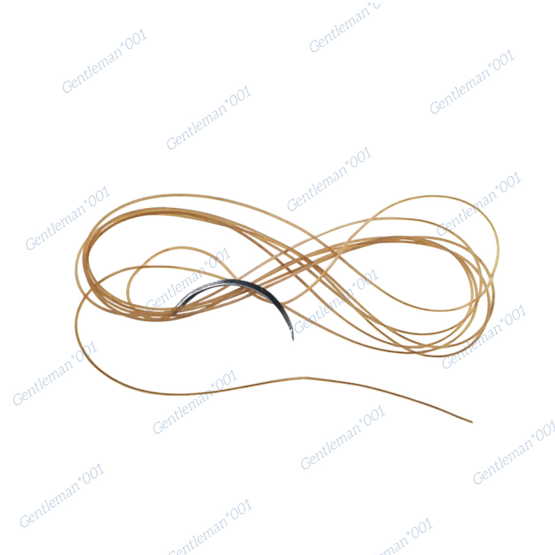 Absorbable Dental Oral Surgical Sutures CHROMIC GUT 3/0 Natural Needled 3/8