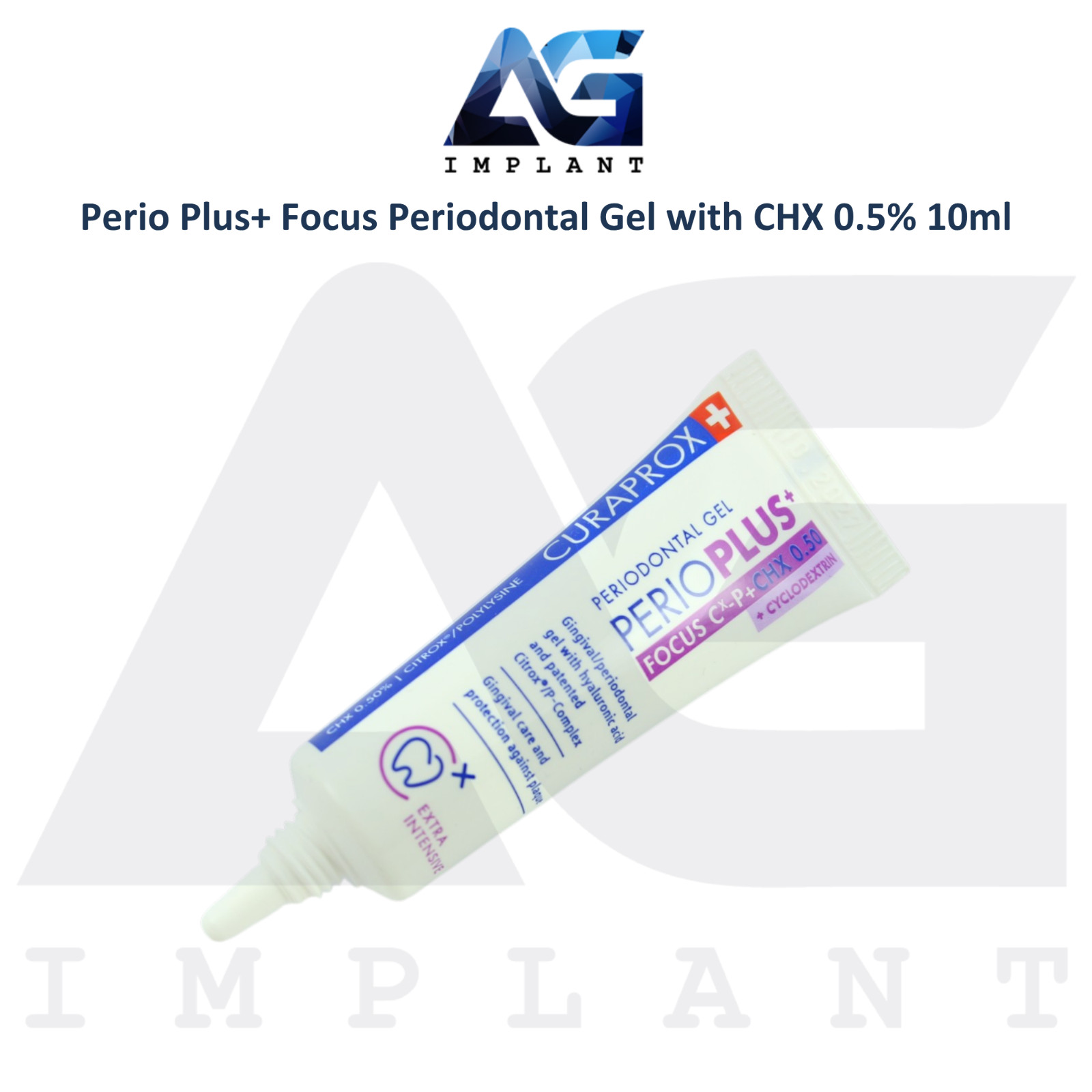 Perio Plus Focus CHX 0.5% Periodontal Gel 10ml Plaque Control Oral Care Hygiene