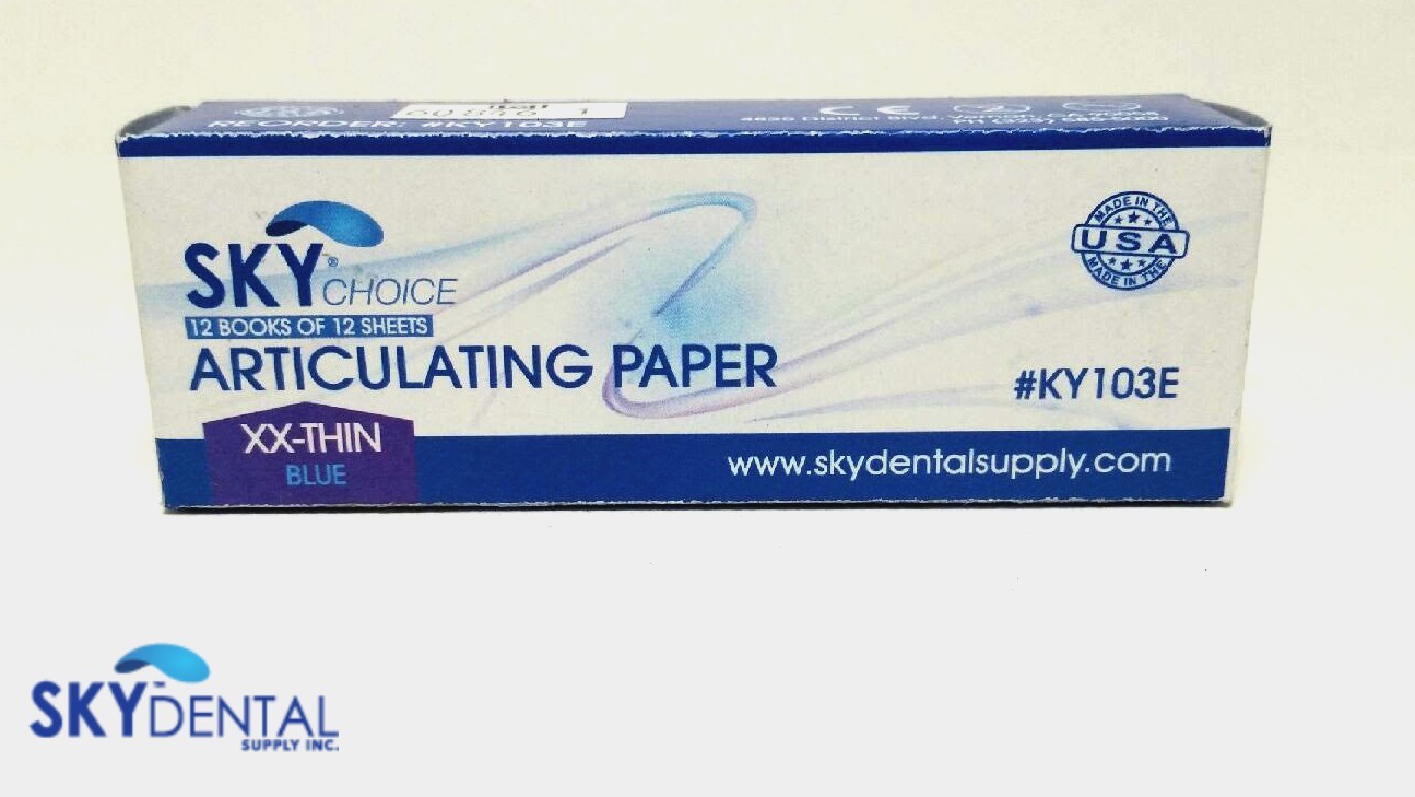12 Books/Box Sky Choice Articulating Paper XX-Thin/Blue 32 Microns