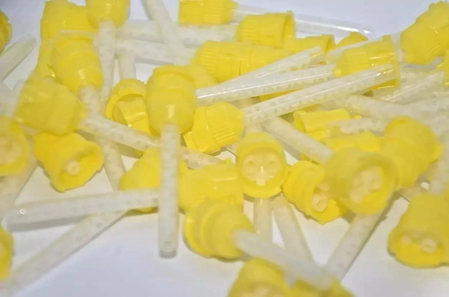 Dental Mixing Tips HP Yellow ( 100 Tips) Impression HP Tips Yellow 4.2mm fs