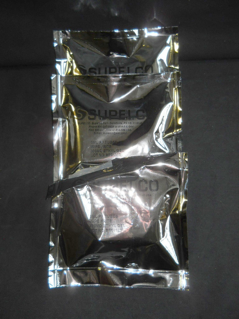 (17) Supelco 3mL PP Tubes w/ PE Frits & 300mg 2-Pyridyl Ethyl Silica Gel