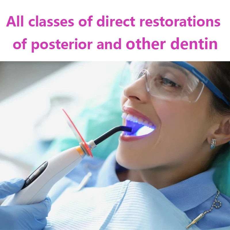 Dental Light Cure Nano Hybrid Resin Composite Dentin Filling Resin Syringe