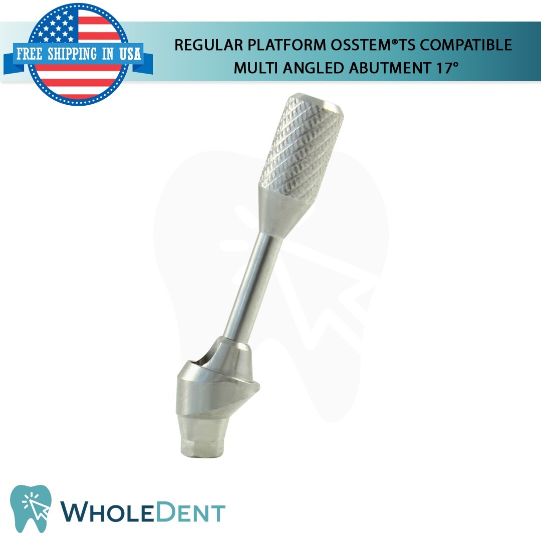 10X Dental Osstem® TS Compatible Regular Platform Multi Angulated Abutment 17°