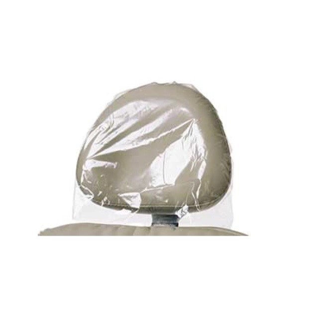 Safe-Dent P5016 – 14″ X 9.5″ Headrest Covers Clear Plastic, Disposable 3000/Case
