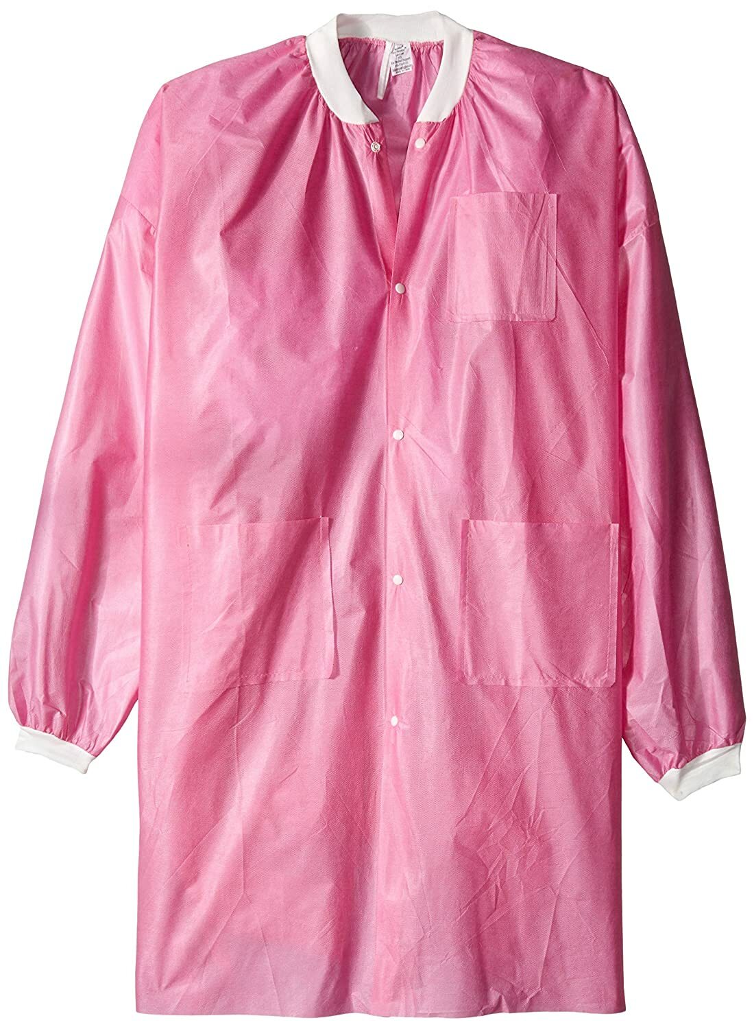 Dental Medical 10 Disposable Easy Breathe Lab Coat Knee Length ValuMax 3560