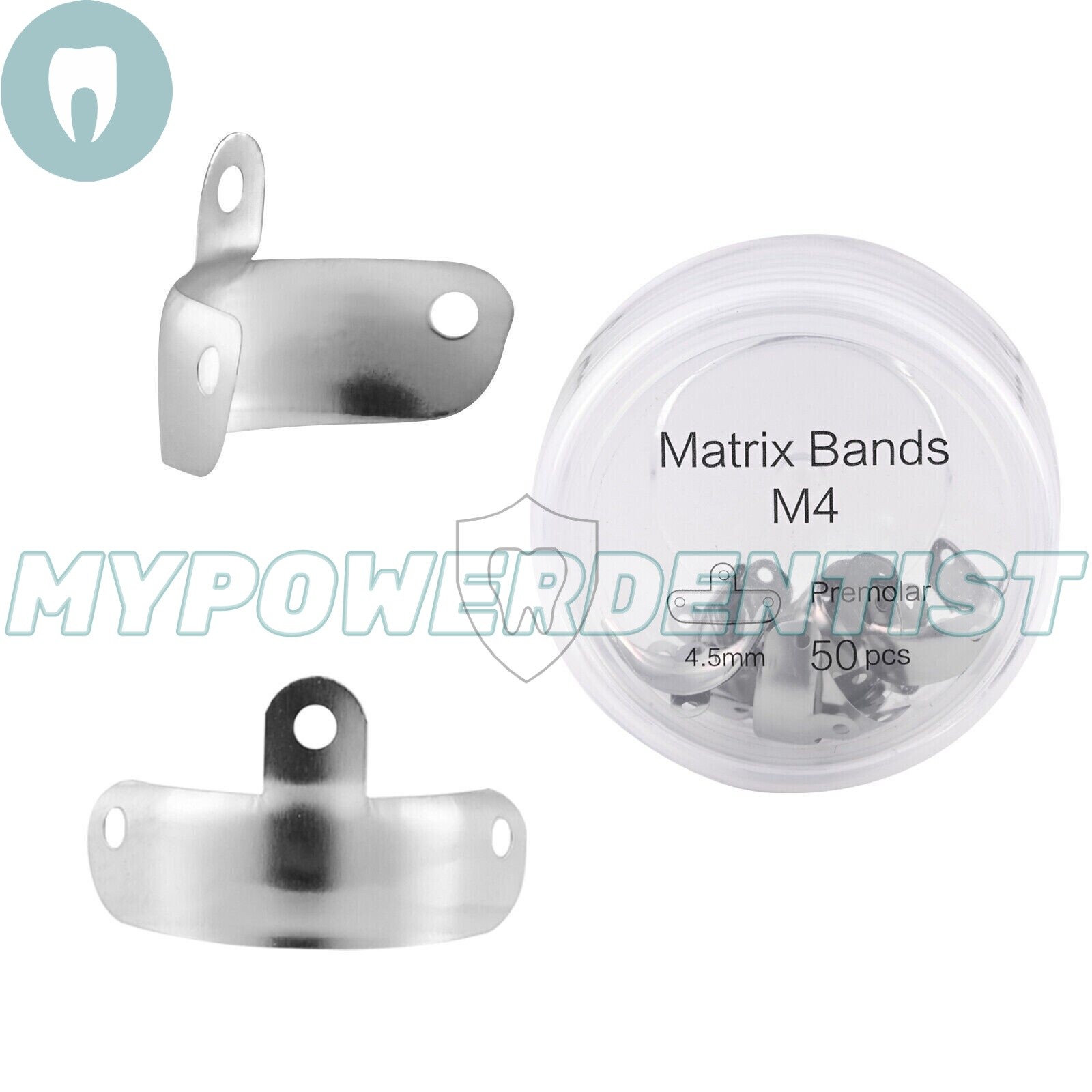 Dental Matrix Bands Ring Sectional Matrice Titanium Alloy Clamp Fit Palodent V3