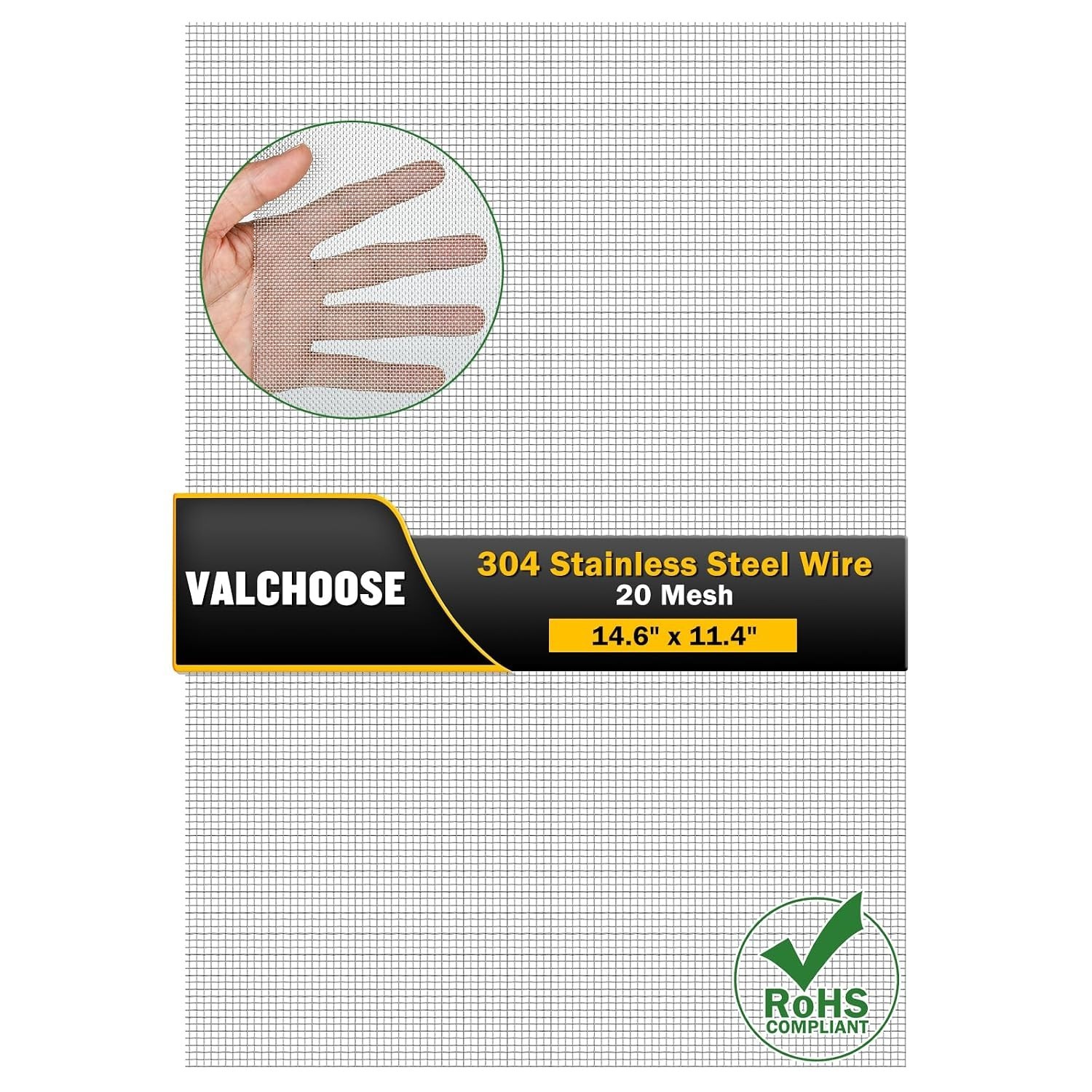 Heat-Resistant Stainless Steel Mesh 14.6″x11.4″ – Perfect for Outdoor Use