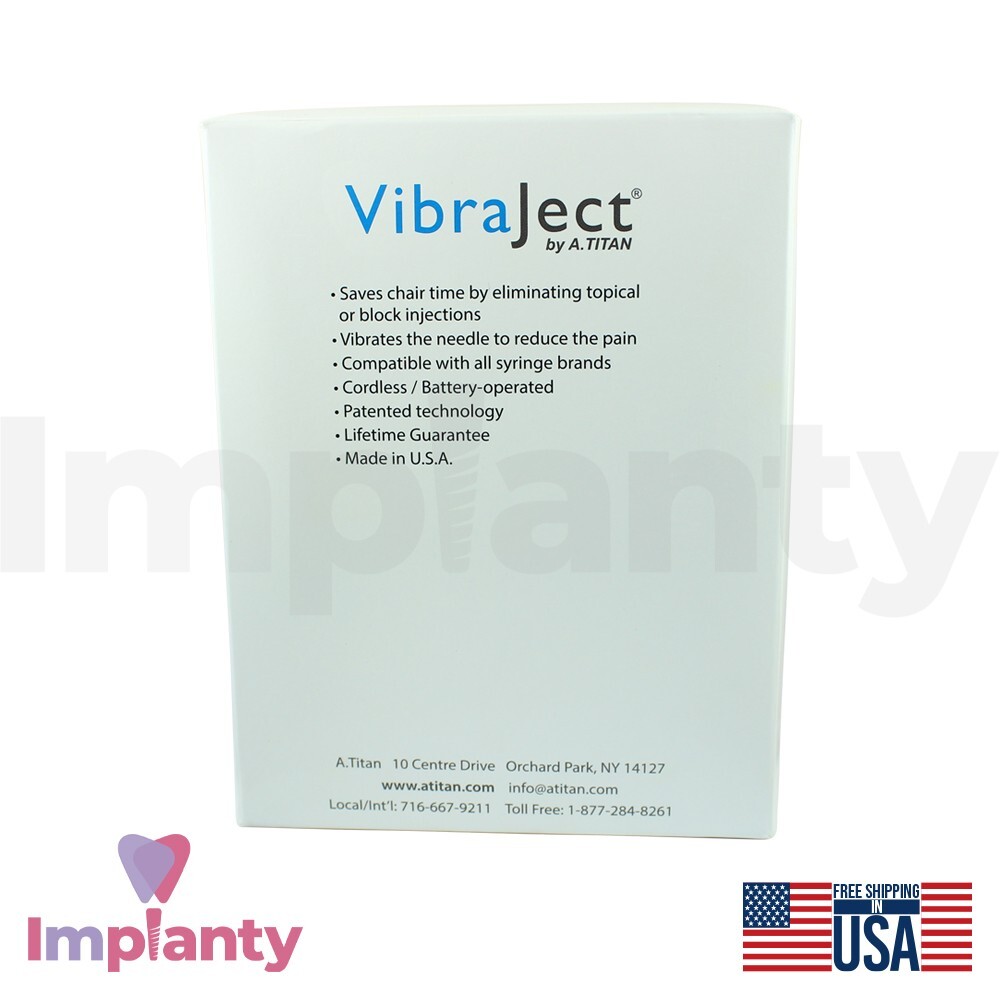 Dental VibraJect Painless Injections System Ergonomic Design Tool Dentistry