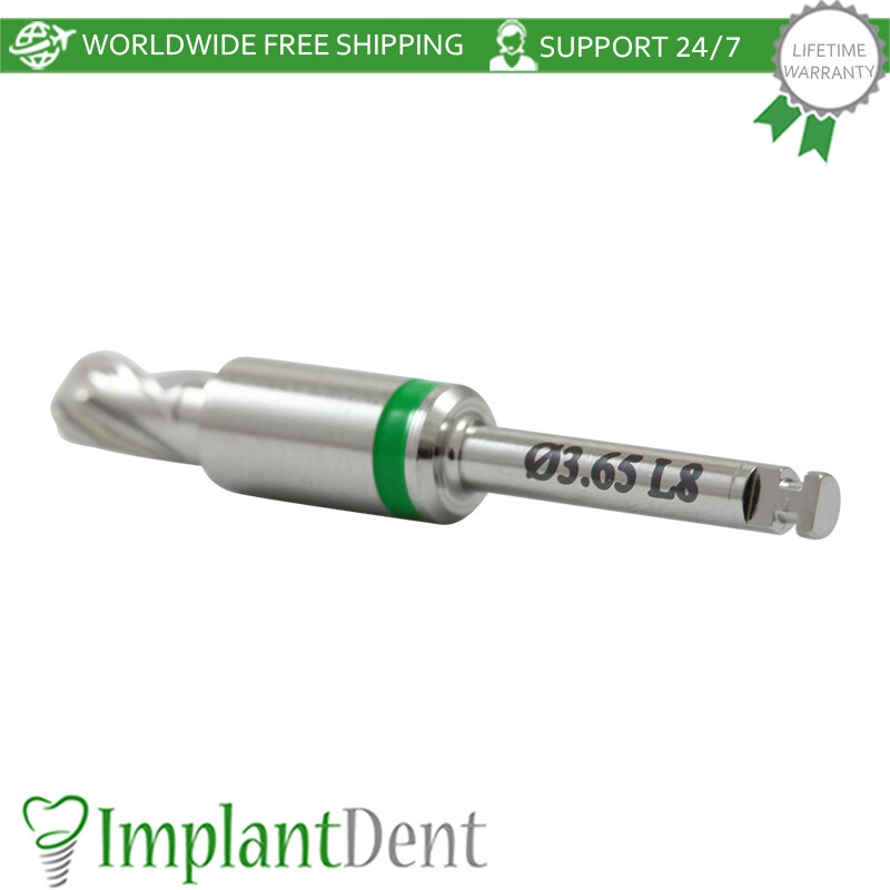 1 Straight Drill Integral Stopper Ø3.65 External Irrigation Dental Tool Sur gery