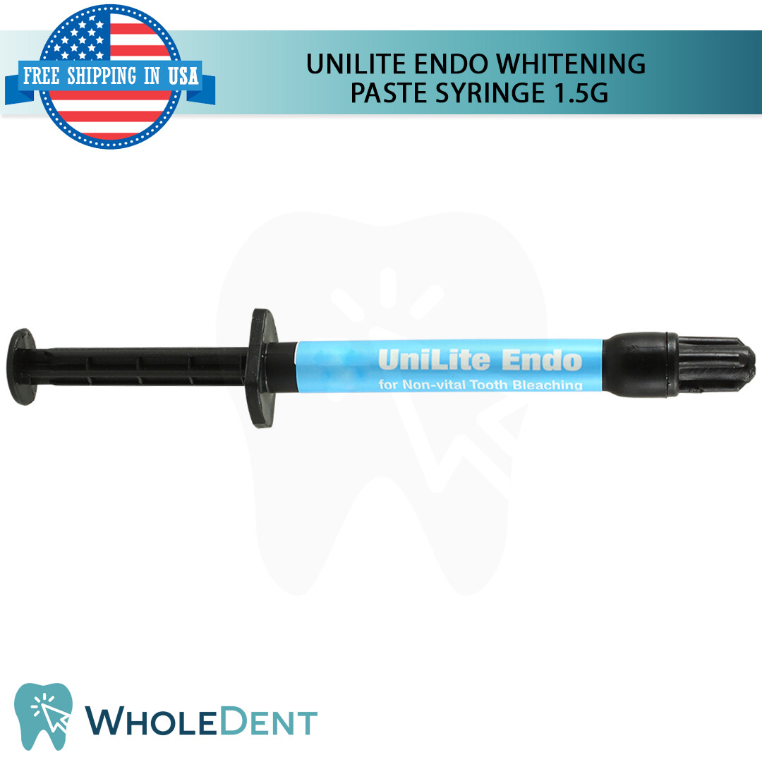 Endo Endodontic Whitening Paste Non-Vital Dental Tooth Bleaching 1.5g Syringe