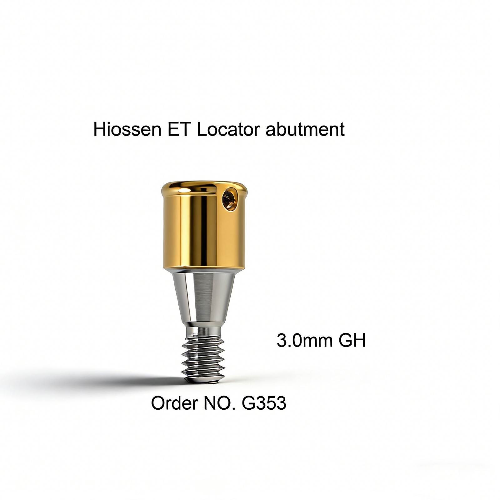 Hiossen ET titanium Locator Abutment Interna Hex Morse Taper Implant Overdenture