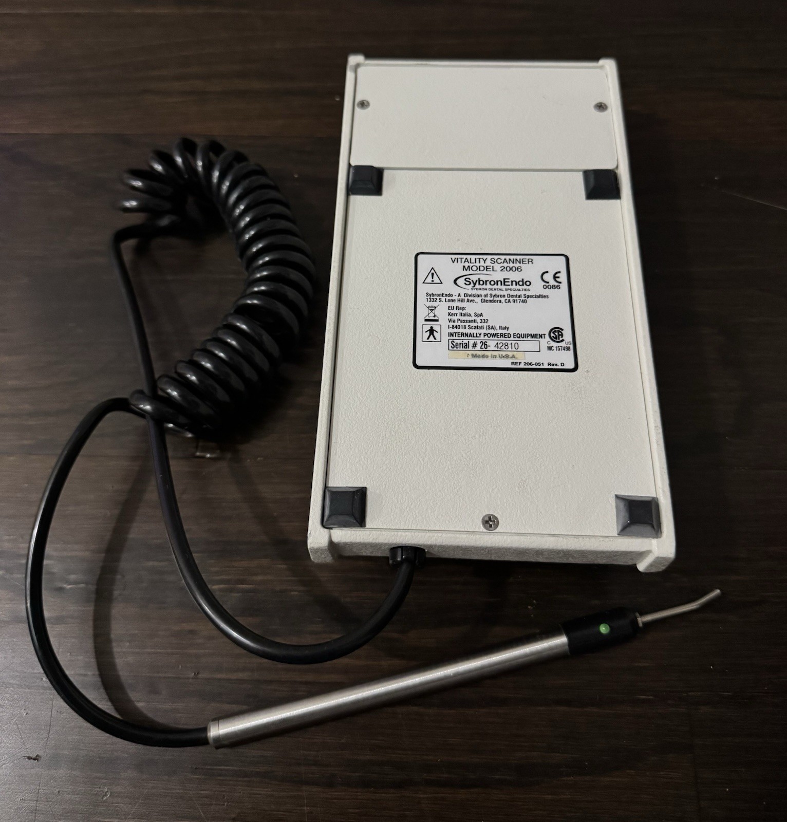 Sybron Endo Vitality Scanner – Dental Pulp Vitality Tester EPT Endodontics